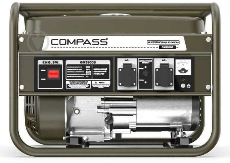 Генератор бензиновий Compass Greenmax GM3900B 2,8кВт/3кВт 230В