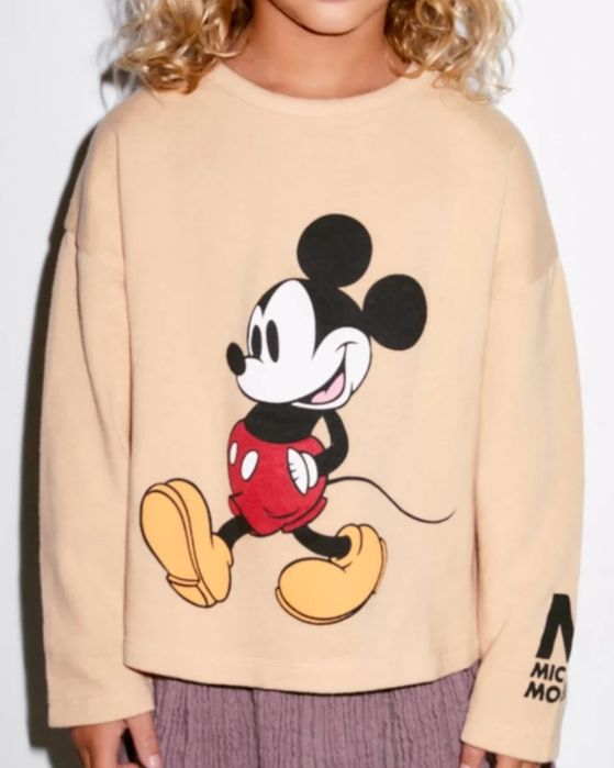 Свитшот Zara Disney mickey maus 4-5