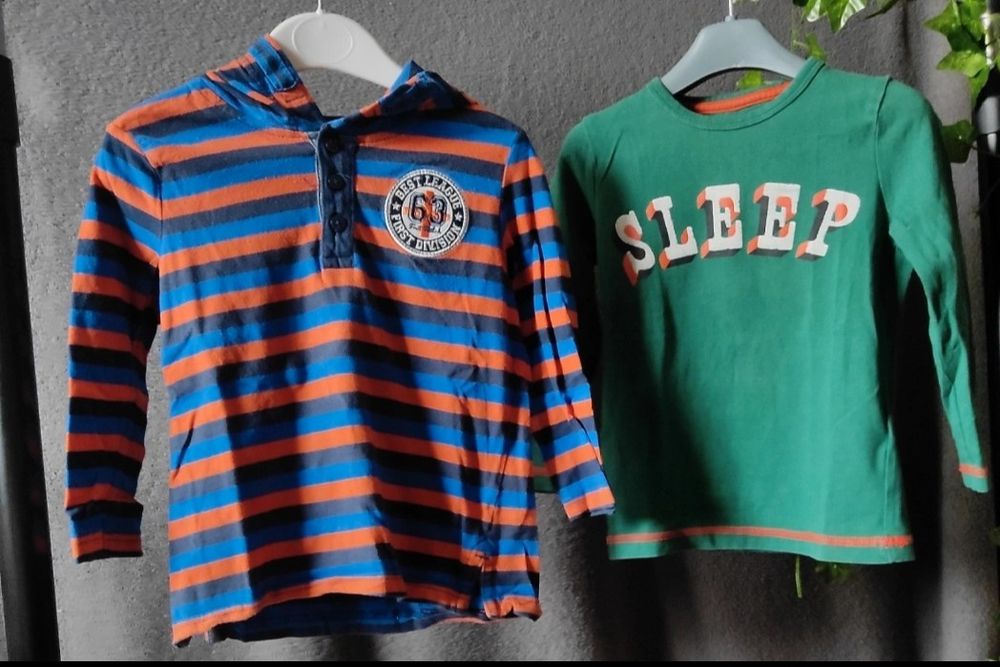 Zestaw 8 bluzek chłopięcych 86/92