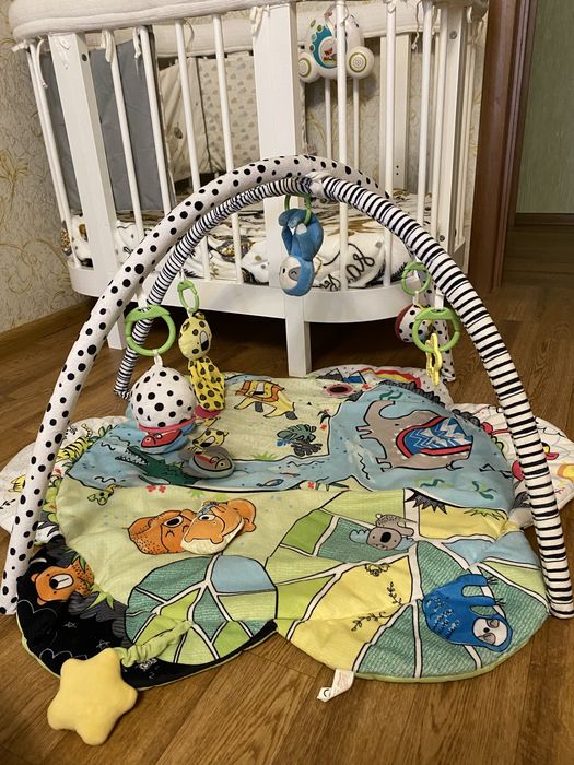 Ігровий розвиваючий килимок для малюка Smiki play mat — 600 грн