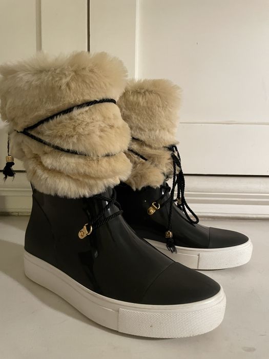Botas de borracha com pelo nr 39