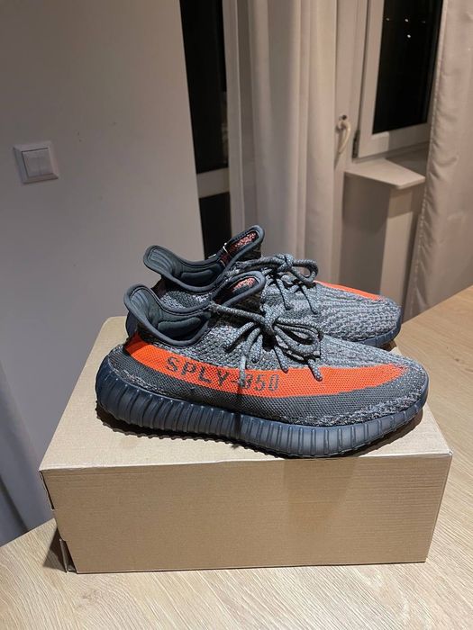 adidas Yeezy boost 350 carbon beluga 40 zebra bone black white o