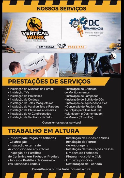 Rapel trabalho com cordas