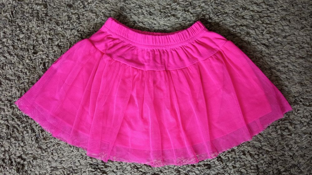 Różowa spódniczka tiulowa