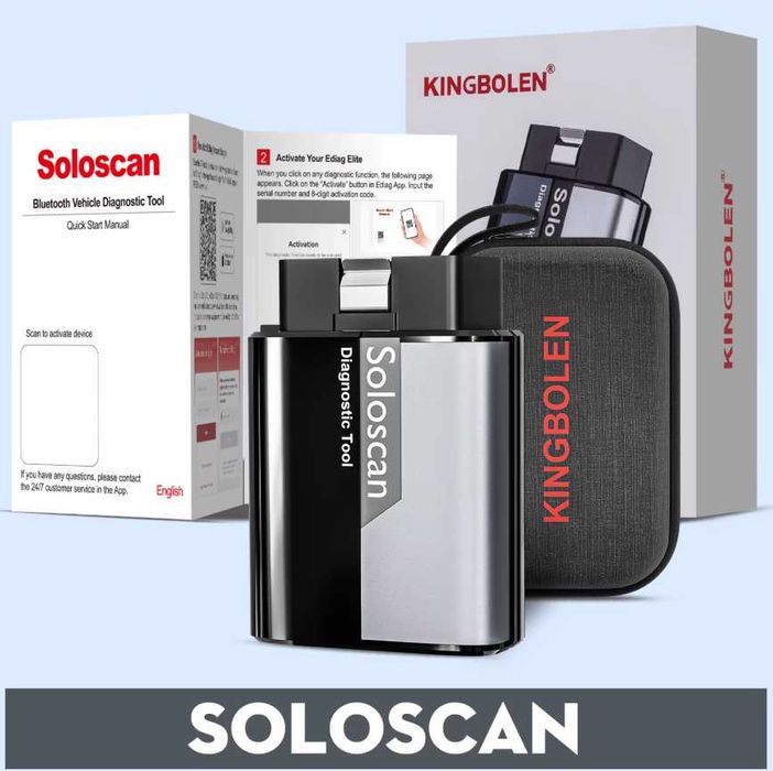 Interfejs diagnostyczny Kingbolen Soloscan Audi VW Seat Skoda KODOWANIE pełna diagnostyka  bezpłatne aktualizacje DARMOWA WYSYŁKA