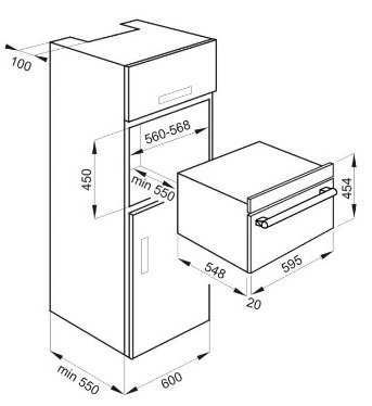 Piekarnik AMICA AMMB44E3GCW Q-TYPE Elektryczny z mikrofalą Biały