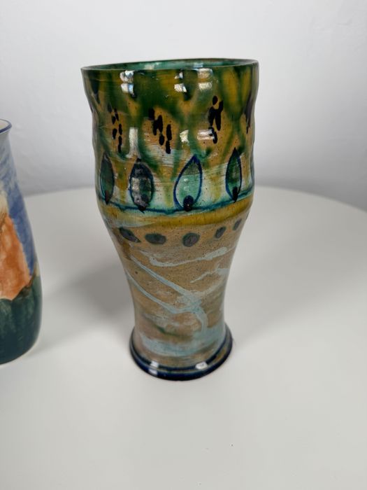 Duńskie wazony ceramiczne – Vensø Danmark + ceramika studyjna, lata 60./70.