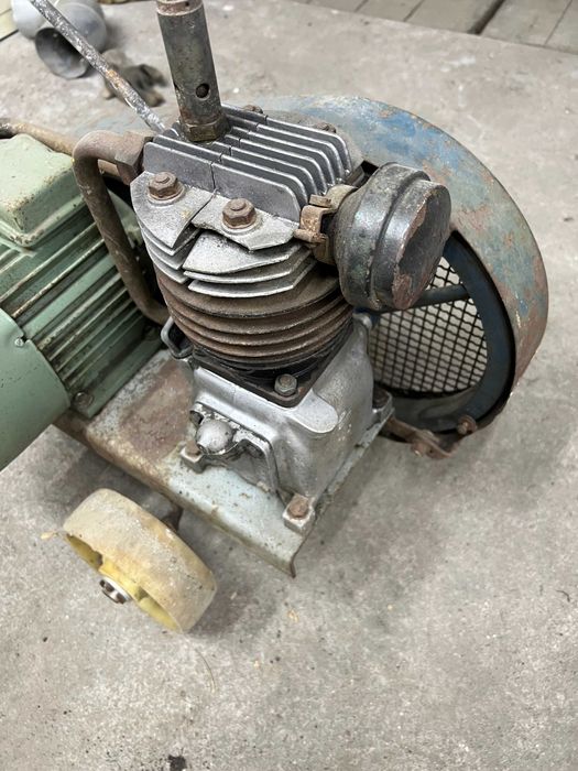 Niemiecki kompresor ddr veb sprężarka 380 volt  Ifa