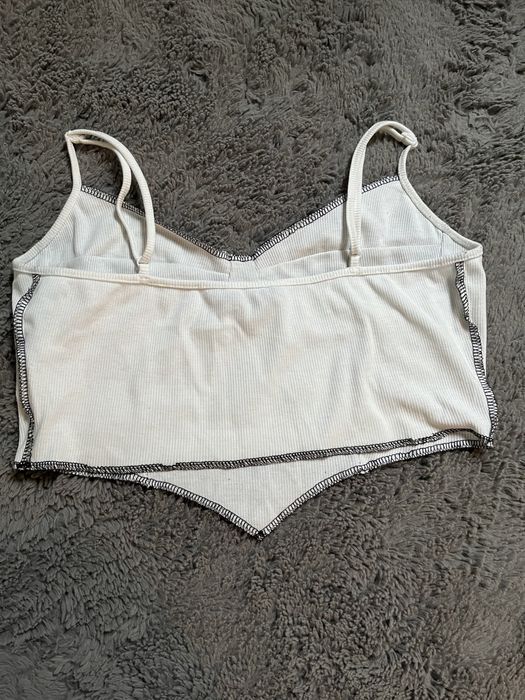 top shein bialo-czarny