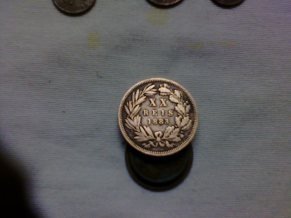 Moeda antiga de vinte reis