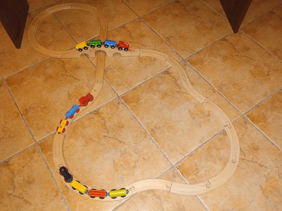 Brinquedo linha de comboio