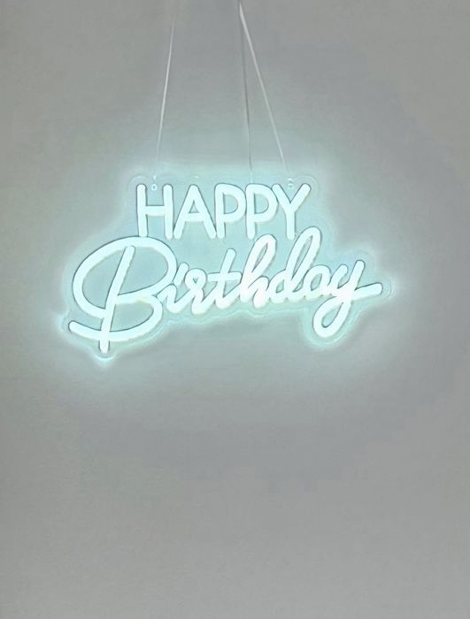 Napis led happy birthday