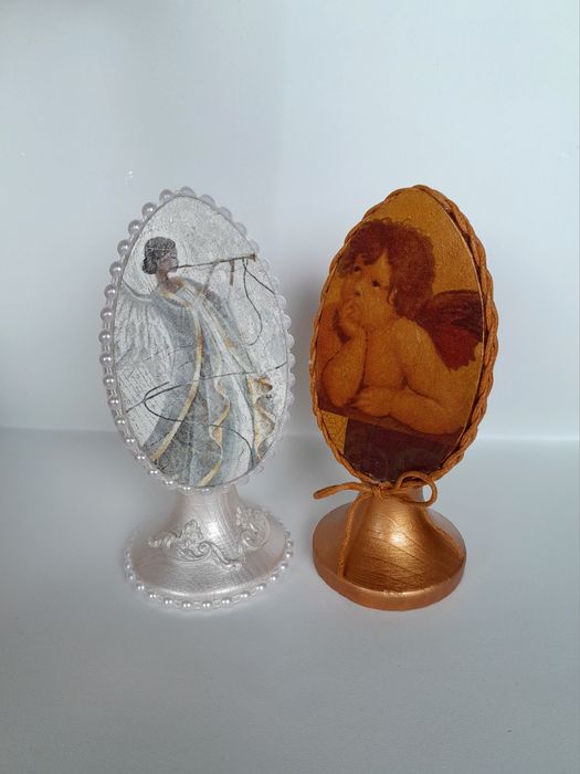 Писанка в техніці декупаж