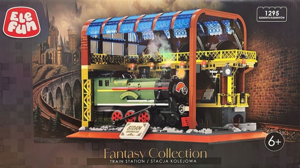 Elefun btr-5599 stacja kolejowa klocki