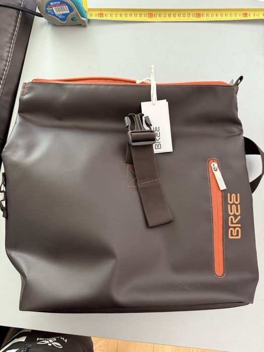 Torba na ramię BREE na laptopa dokumenty z metką