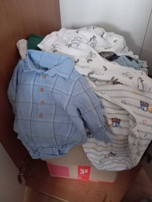 Oddam za darmo dużą ilość ubranek dla chłopca