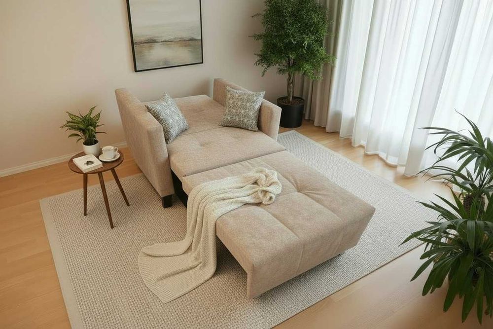 Fotel rozkładany Milo z pojemnikiem sofa kanapa amerykanka tapczan