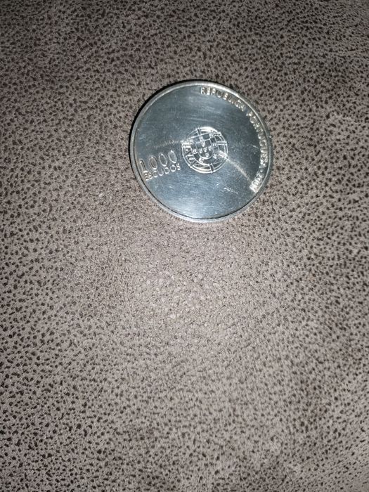 Moeda de 1000 escudos prata