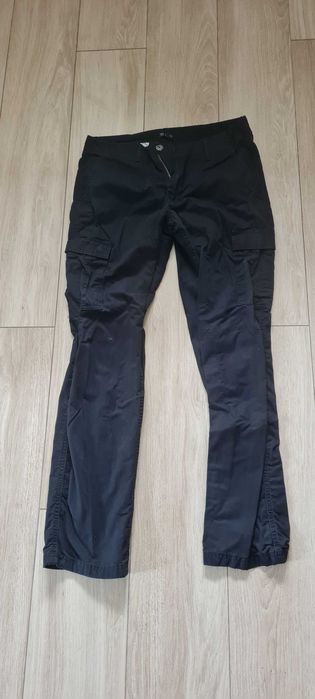 Spodnie Czarne Bojówki M r. 40 tex BDB