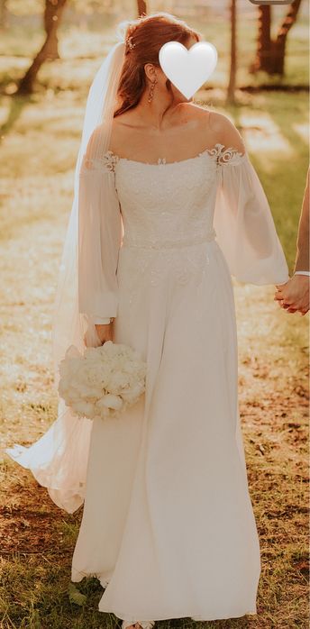 Piękna sukienka ślubna