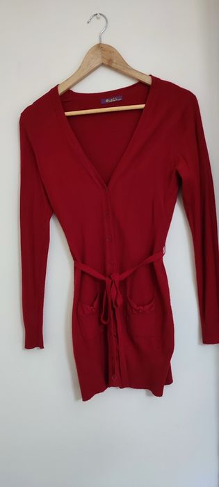 Casaco vermelho com bolsos64737757516419120