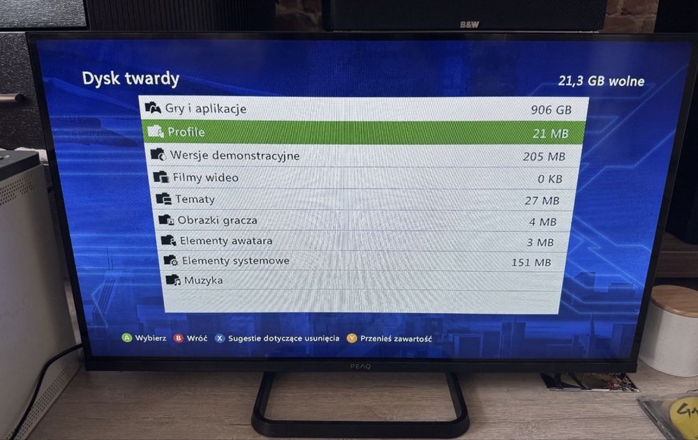 Xbox 360 dysk 1TB / 2 pady