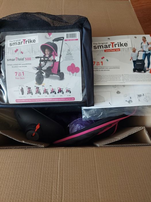 Трёхколёсный складной велосипед Smart Trike Fold 500 7in1.