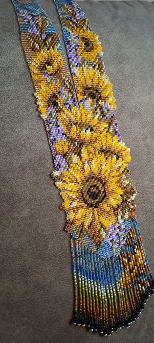 Ґердан з соняшниками