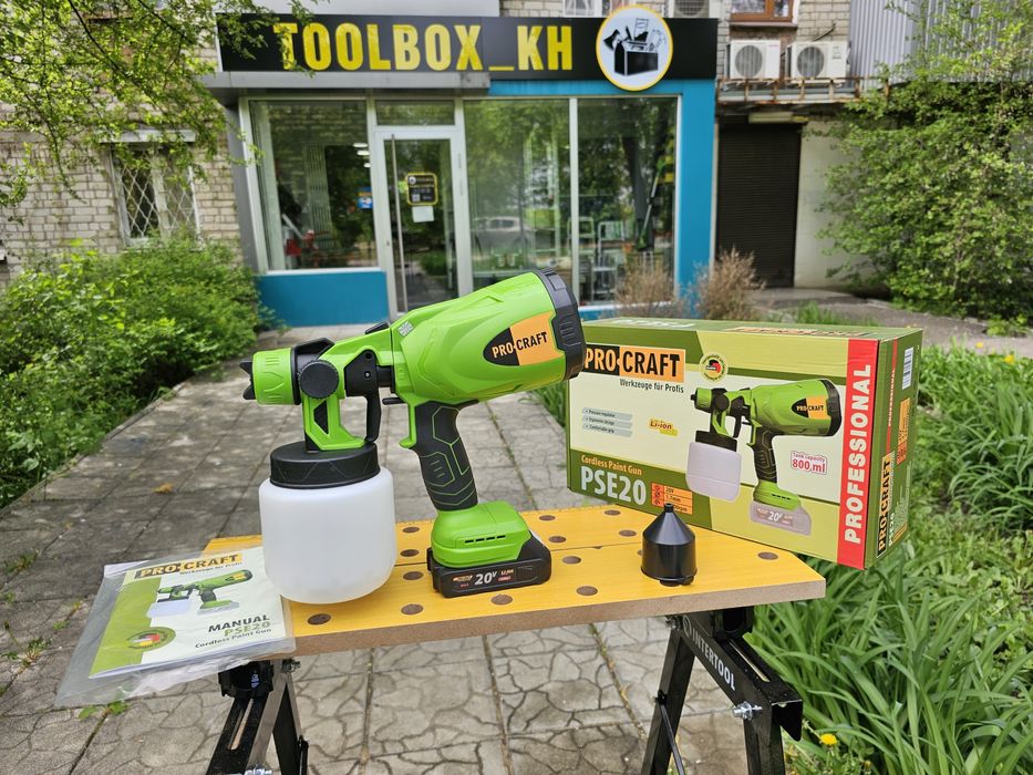 Фарбопульт Акумуляторний Пульвизатор ProCraft PSE20 Гарантія 36міс