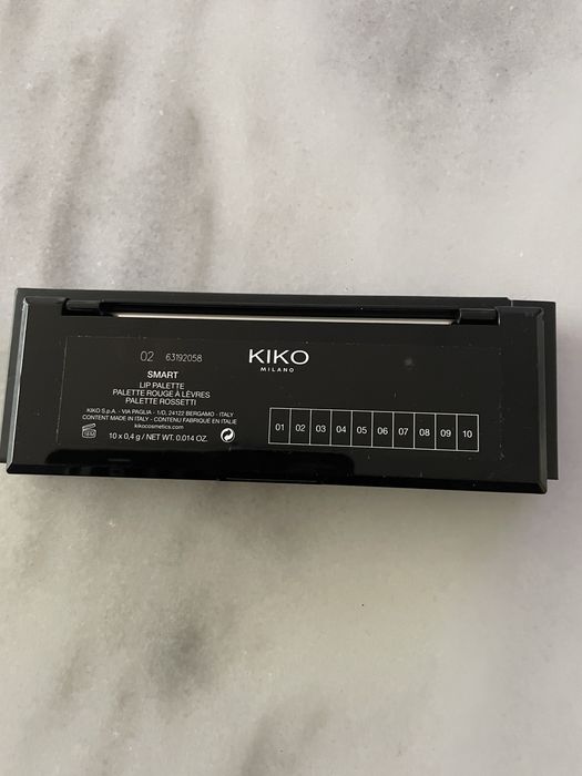Palete de batons da Kiko
