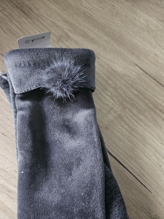 Rękawiczki zamszowe