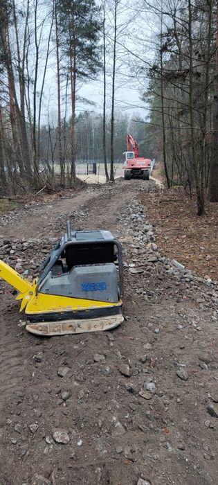 Usługi minikoparką koparką rozbiórki stawy wykopy