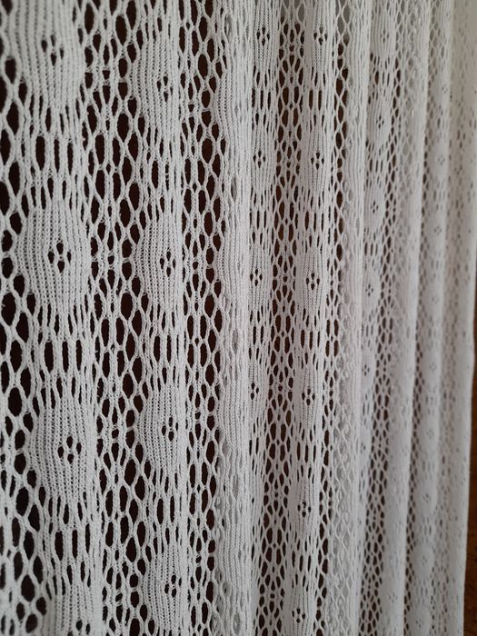 Zasłona koronka obrus kapa gipiura