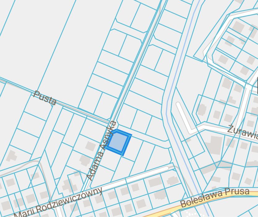 Sprzedam działkę budowlaną 832m2 Ostrów Mazowiecka