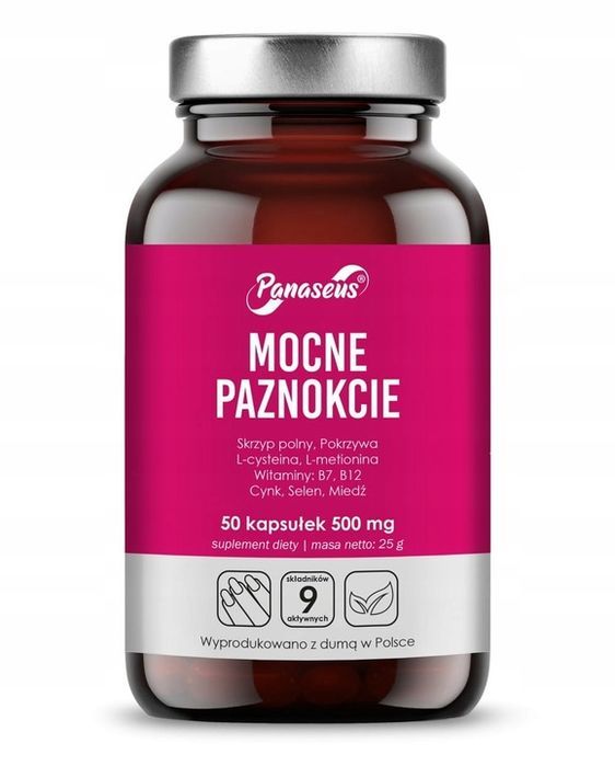 mocne paznokcie - 50 kapsułek - panaseus