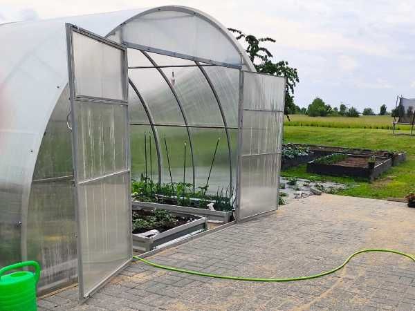 Szklarnia Tunel Ogrodowy Poliwęglan 4/6mm 4m x 4/6/8/10 Profil 40x20mm