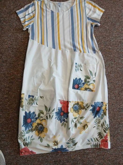 Плаття літнє бохо стиль оверсайз (італія)