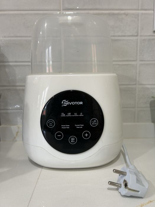 Aquecedor biberão e esterilizador digital duplo
