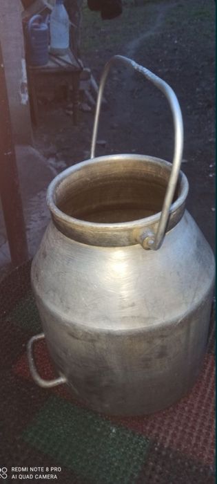 Бидон алюминиевый для доильного аппарата