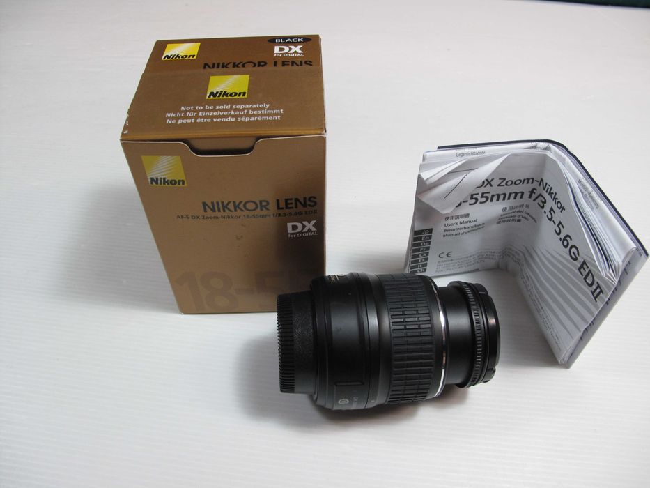 Nikon 18-55 com ou sem VR temos varios modelos ver descrição