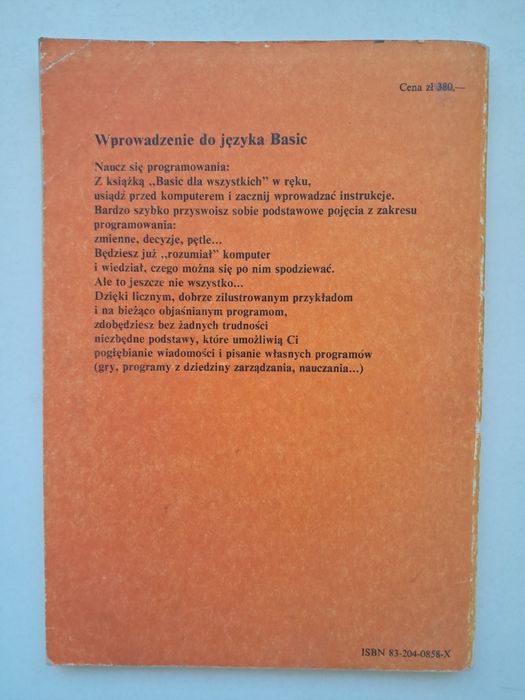 BASIC dla wszystkich
J. Boisgontier & S. Brebion
