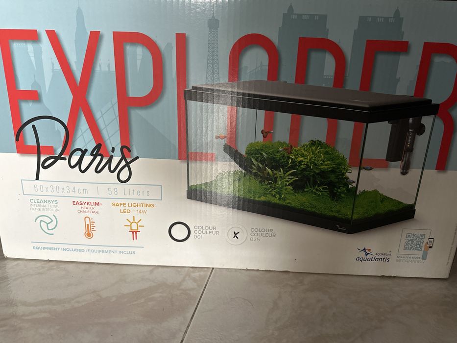 Aquario peixes  como novo