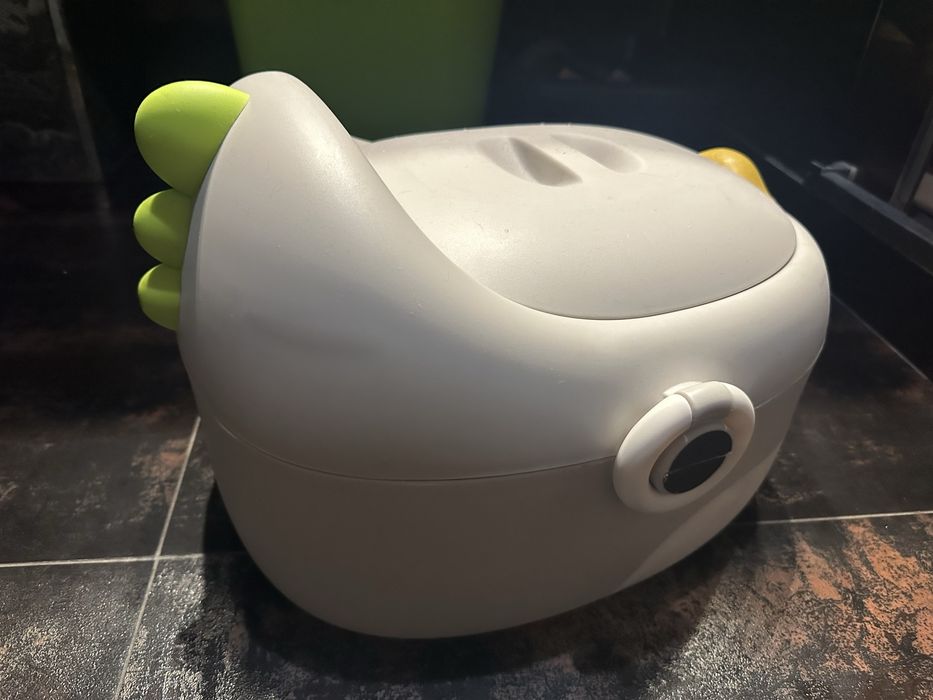 Дитячий горщик Діно дінозавр Babyhood 3в1 сірий