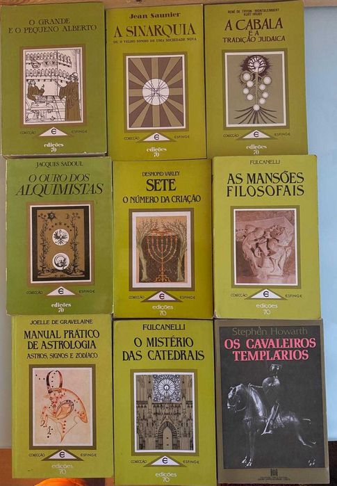 LER A DESCRIÇÃO PRIMEIRO, antes de enviar mensagem Livros Esotéricos, Templários, Rosa Cruz, Alquimia, Cabala,Mistérios de Portugal, Fulcanelli,Gandra