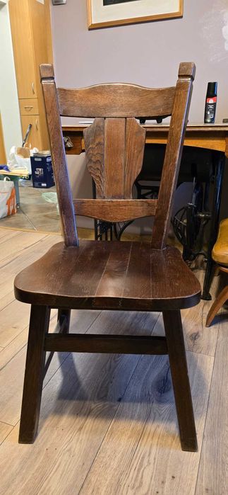 Stół + 4 krzesła z litego drewna