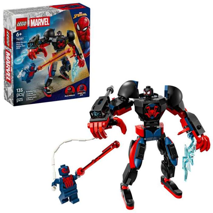 Klocki LEGO Marvel 76337 Miles Morales kontra Spider-Man 2099