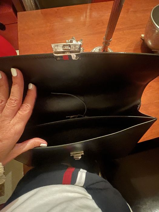 Pasta em pele preta davidoff Nova c fechadura