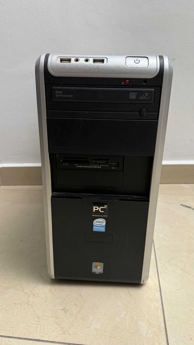 Sprawny komputer PC retro Celeron 2x2GHz 3GB RAM Radeon 2600 Pro