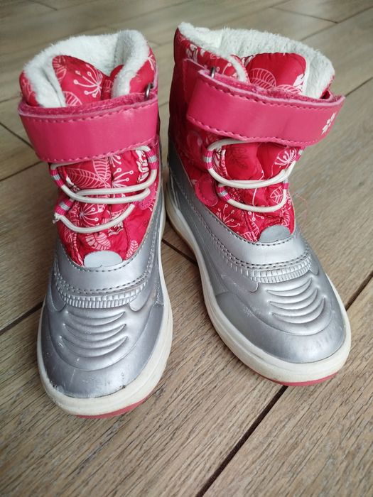 Buty zimowe śniegowce dziewczęce 27