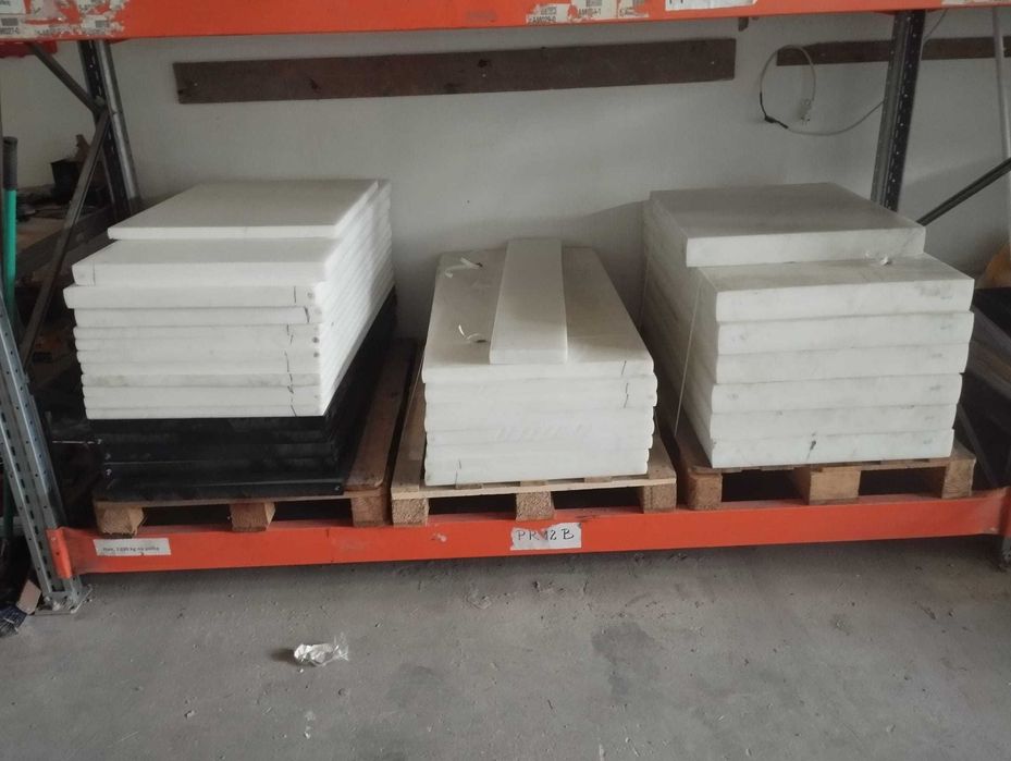 POM - C Płyty Płyta WYPRZEDAŻ  + Poliamid PA6 Plastik Ertalon Drelin Tworzywo sztuczne Tworzywo konstrukcyjne Materiał do frezowania Cena za 1 kg